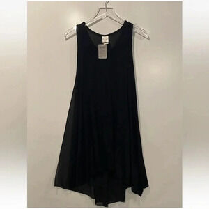 Free Loader‎ Womens Size Large Black Knit Crepe Cape Dress (149)